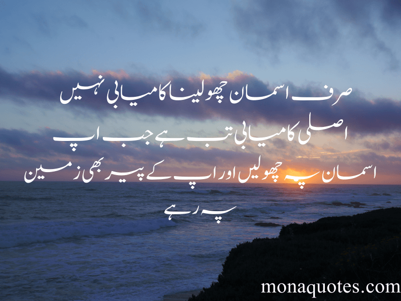 Motivational quotes in urdu for success