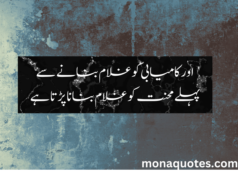 Motivational quotes in urdu for success