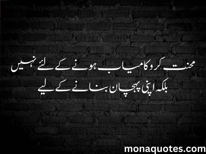 Motivational quotes in urdu for success