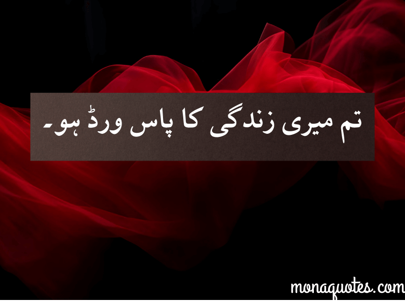 Love Quotes for husband in Urdu 
