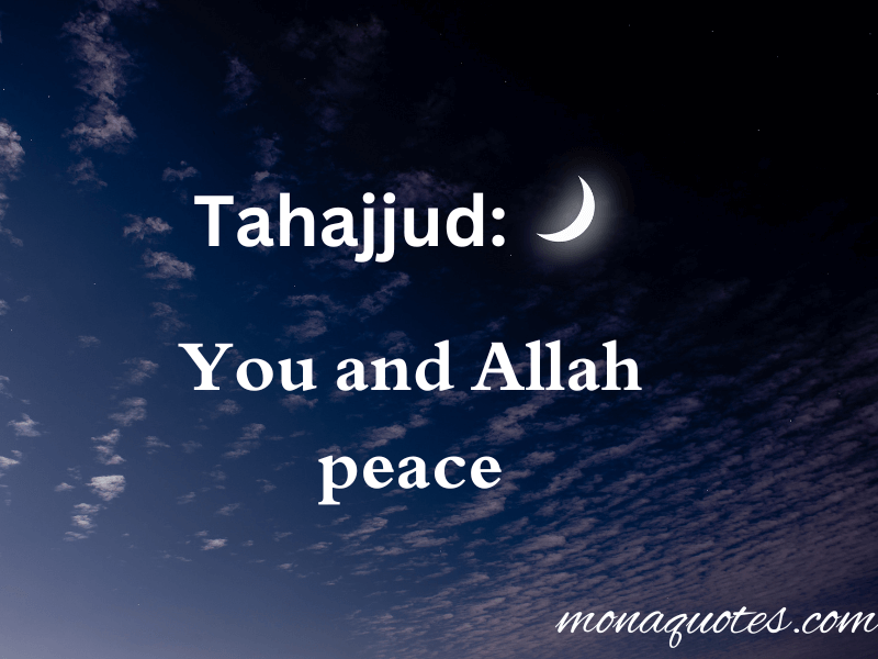  Tahajjud quotes in English