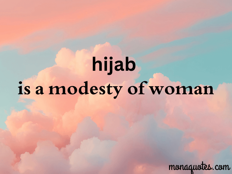 Hijab quotes in English