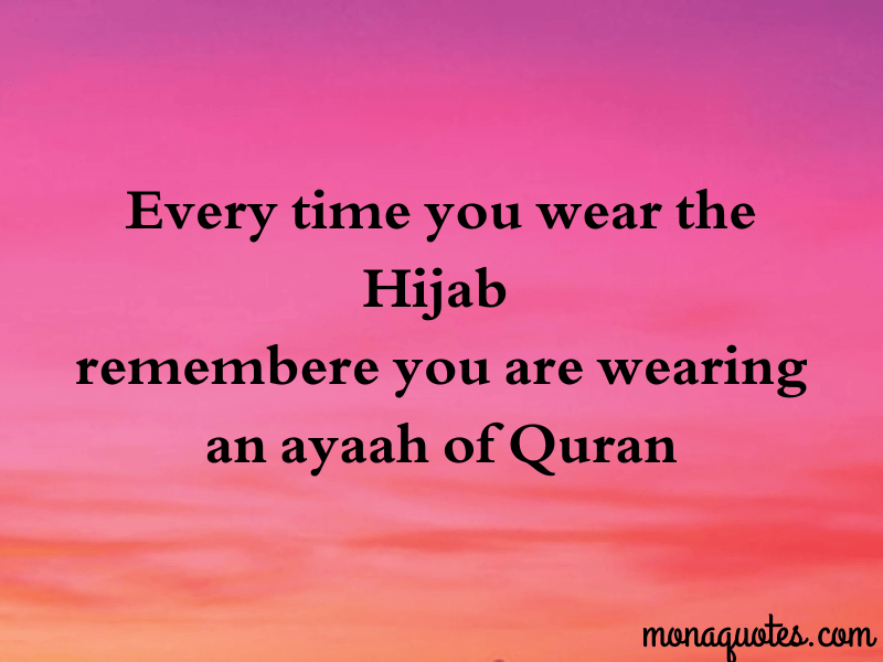 Hijab quotes in English