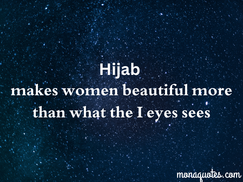 Hijab quotes in English