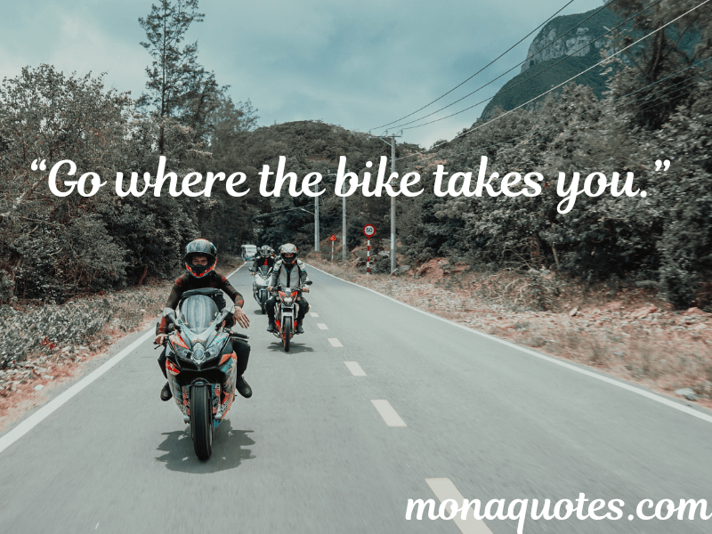  Bike Ride Quotes in English