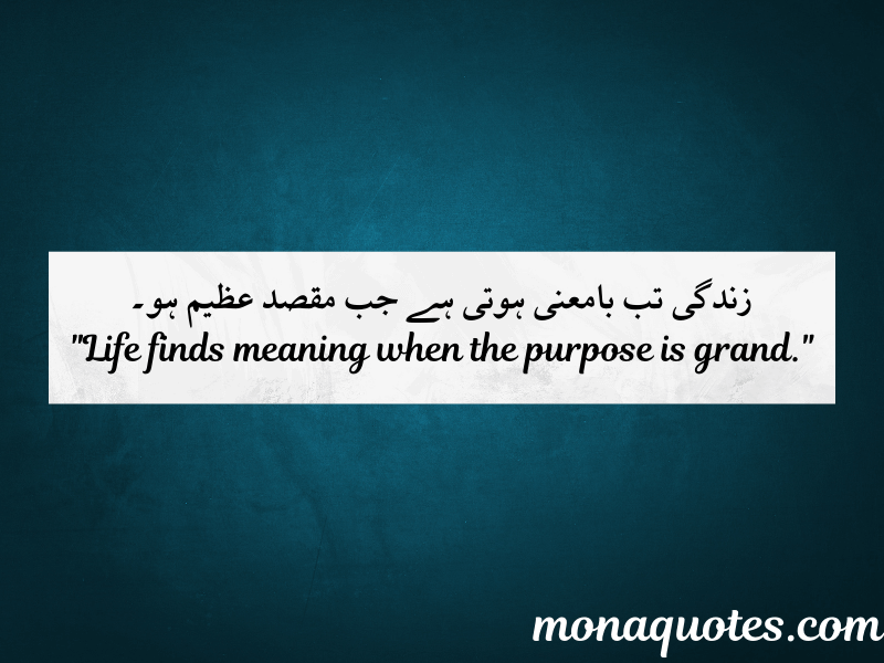 life quotes in Urdu English 