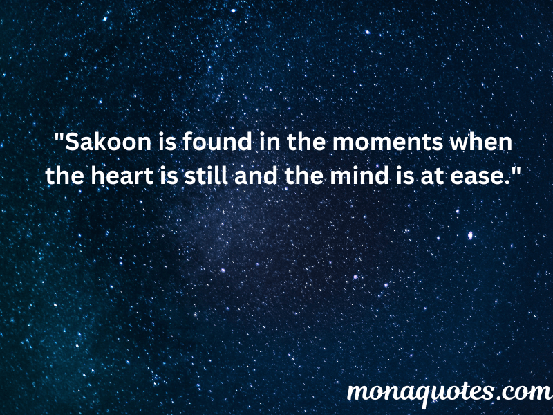 Sakoon Quotes in English 