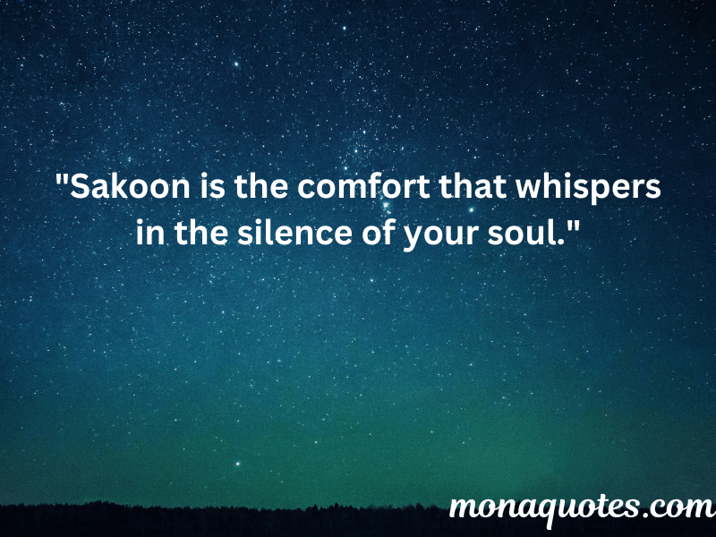 Sakoon Quotes in English 